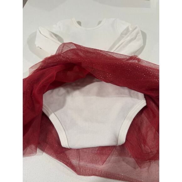 Charlotte & Star Baby Girl 18M Holiday Bodysuit Dress - Picture 3 of 6